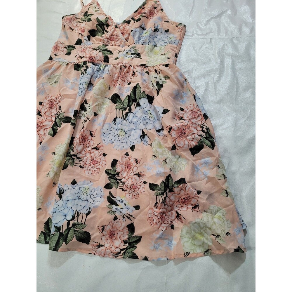 Shein Peach Blossom Mini Dress– Size L.. #i